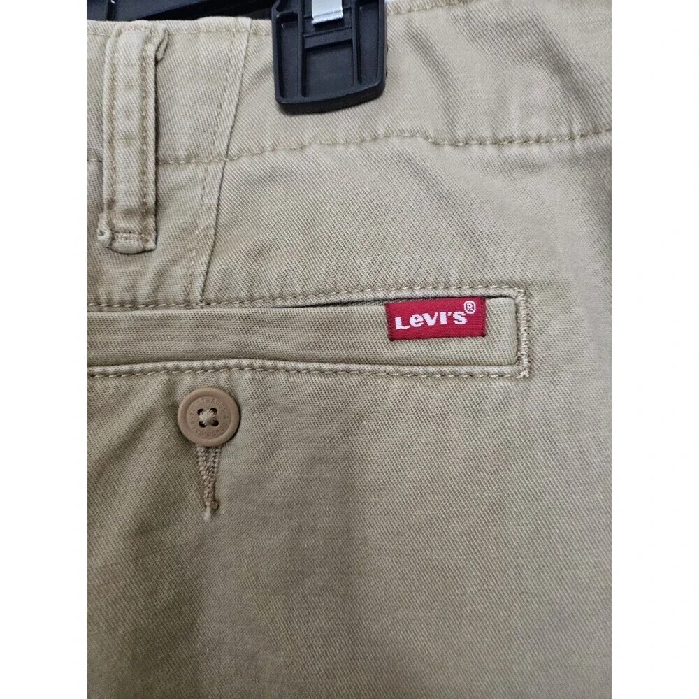 Levi’s XX Cargo Taper Pants Men 40x30 Khaki Beige Utility Workwear Pockets.